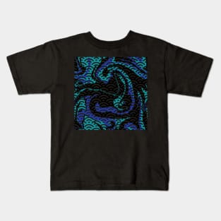 Seigaiha Spiral Kids T-Shirt